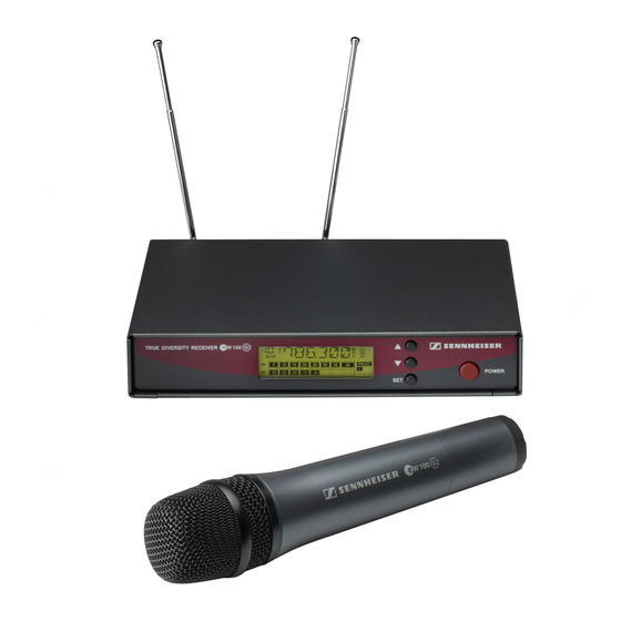 Sennheiser evolution wireless-Serie Bedienungsanleitung