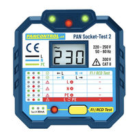 Pancontrol PAN Socket-Test FI-2 Bedienungsanleitung