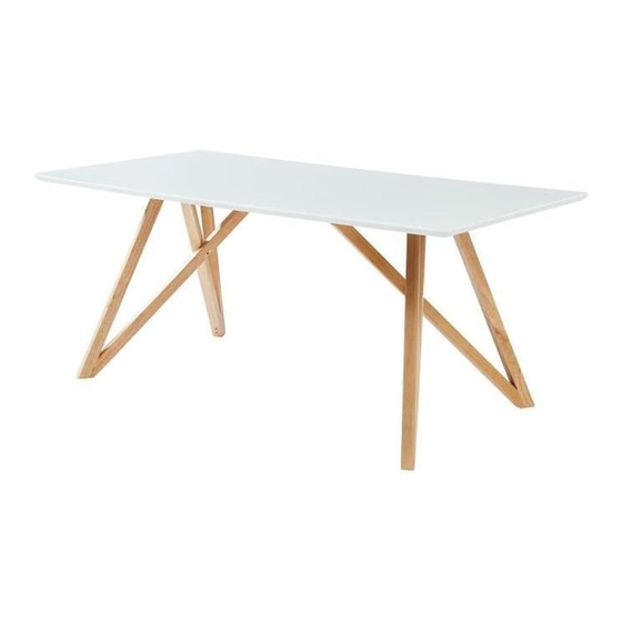 CONFORAMA TABLE FIXE 160CM SVEN Montageanleitung