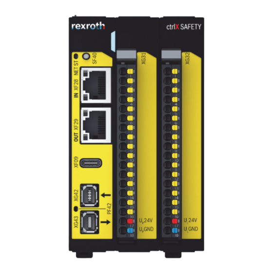 Bosch rexroth ctrlX SAFETY SAFEX-C.12 Programmierhandbuch
