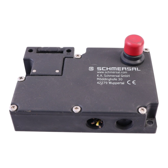schmersal AZM 161CC-12/12RKTD/EU-024 Montageanleitung