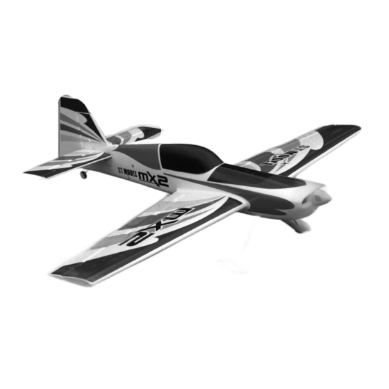 st model MX2 AKROBATIKFLUGZEUG Anleitung