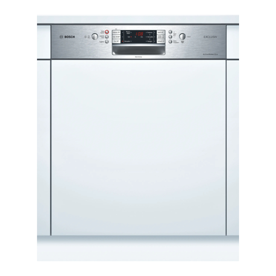 Bosch SM Serie Gebrauchsanleitung