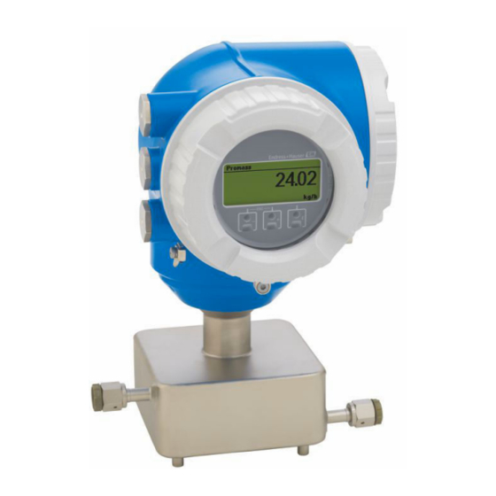 Endress+Hauser Proline Cubemass C 300 Technische Information