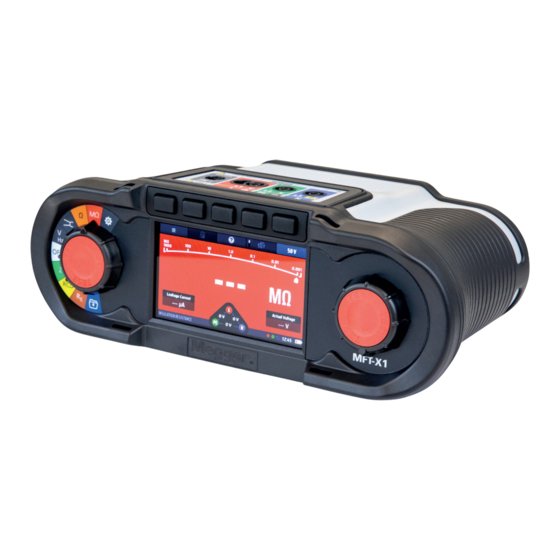 Megger MFT-X1-CH Schnellstartanleitung