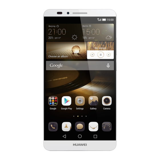Huawei Ascend Mate 7 Schnellstartanleitung