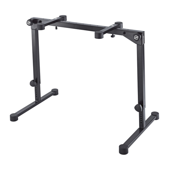Konig & Meyer Omega Pro Bedienungsanleitung