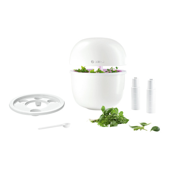Bosch SmartGrow 3 MSGP3 Gebrauchsanweisung