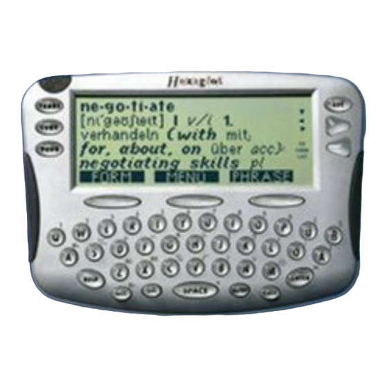 Hexaglot Professional Translator Bedienungsanleitung