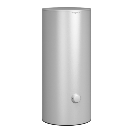 Viessmann Vitocell 100-E Typ SVWA Montage- Und Serviceanleitung Für Die Fachkraft