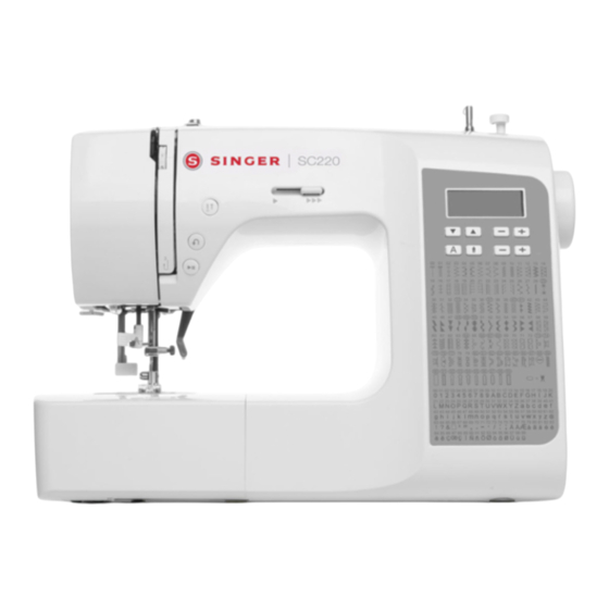 Singer SC220 Gebrauchsanleitung