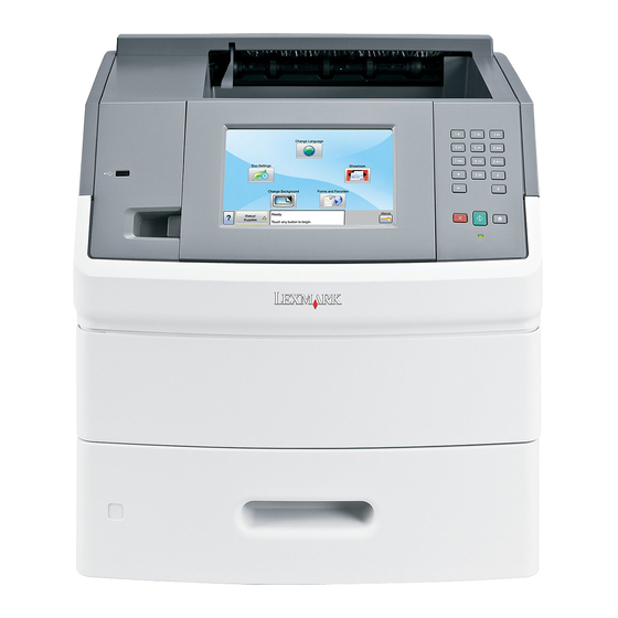 Lexmark T656dne Benutzerhandbuch