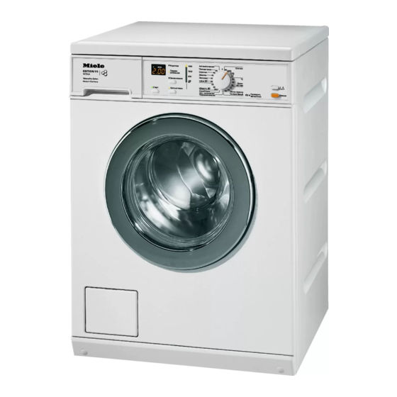 Miele W 3164 WSS Edition 111 Gebrauchsanweisung