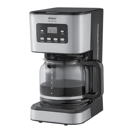 Arzum BREWTIME PRO Gebrauchsanweisung