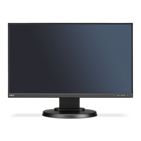 NEC MultiSync E221N Bedienungsanleitung