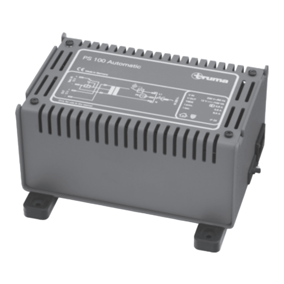 Truma PS 100 Automatic Gebrauchsanweisung