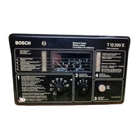 Bosch T 12 300 E Betriebsanleitung