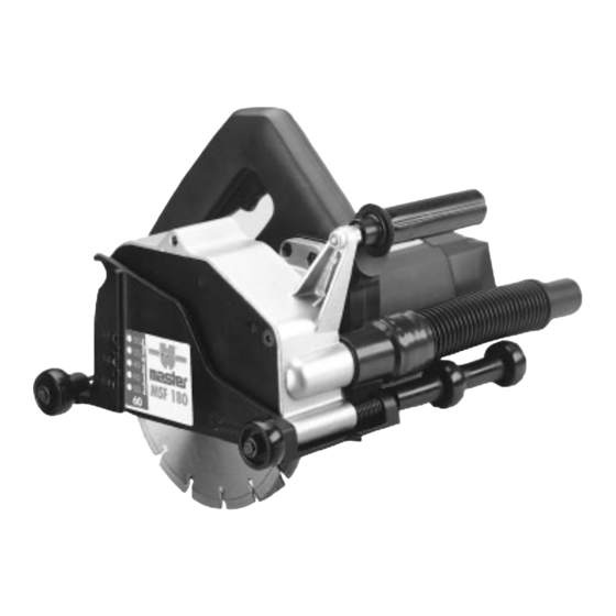 Würth master MSF 180 Bedienungsanleitung