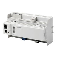 Siemens BACnet MS/TP Bedienungsanleitung