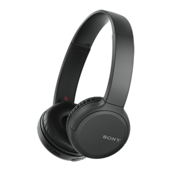 Sony WH-CH510 Handbücher