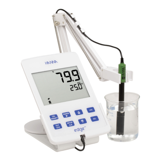 Hanna Instruments edge DO Benutzerhandbuch