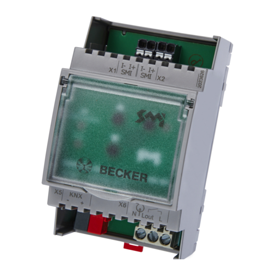 Becker REG-3TE 16K BT Installationsanleitung