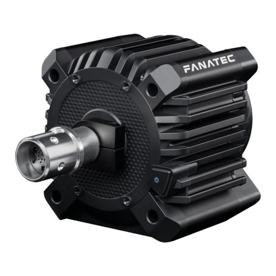 FANATEC DD Pro Kurzanleitung