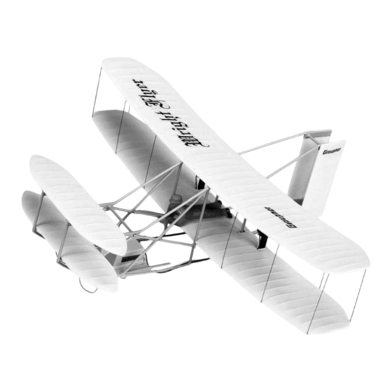 GRAUPNER WRIGHT FLYER I Bauanleitung
