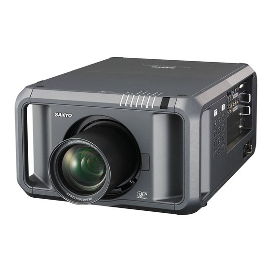 Sanyo PDG DHT8000L Handbücher