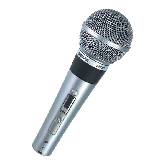 Shure UNISPHERE I 565SD-CN Bedienungsanleitung