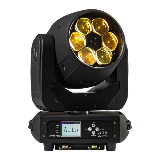 Lightmaxx VEGA 3WAY PRO Beam WASH FX 6*40W RGBW Bedienungsanleitung