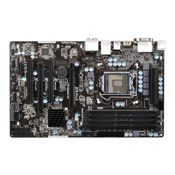 ASROCK B75 Pro3 Schnellinstallationsanleitung