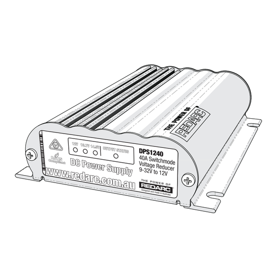 Redarc DPS1225 Bedienungsanleitung