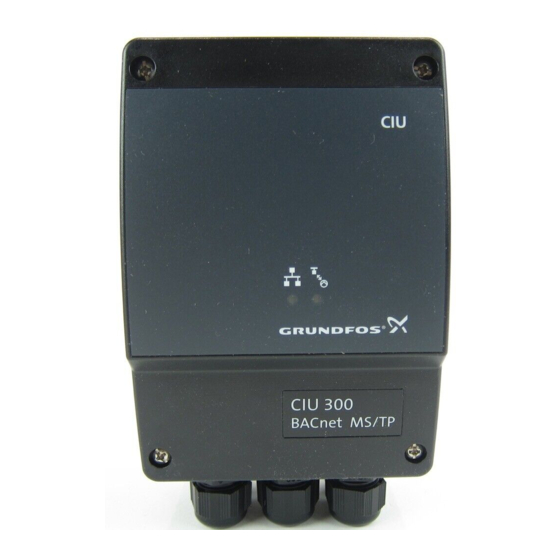Grundfos CIU 300 Benutzerhandbuch