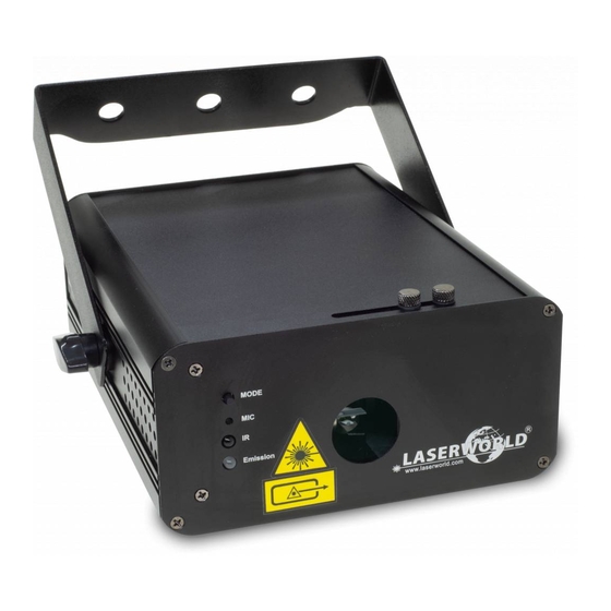 Laserworld Club Serie Bedienungsanleitung