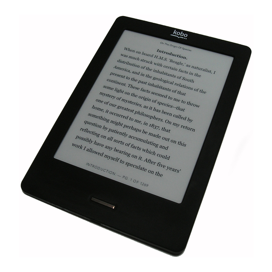 Kobo Touch Bedienungsanleitung
