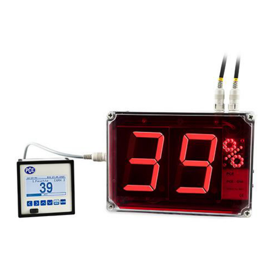 PCE Instruments PCE-G1A Handbuch
