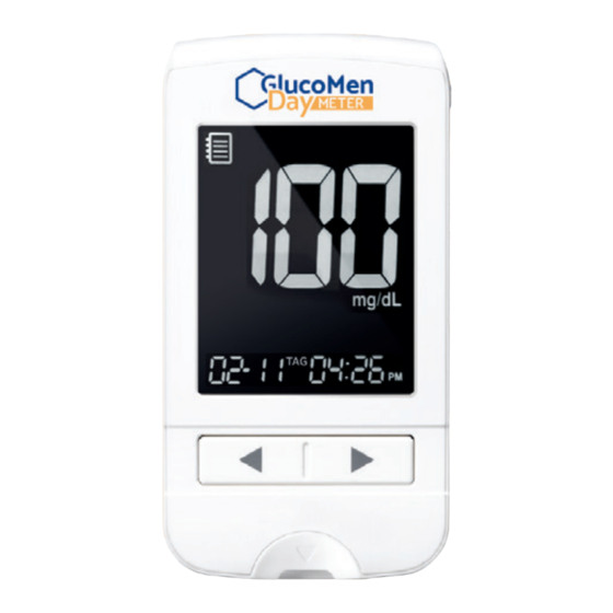 GlucoMen Day METER Bedienungsanleitung