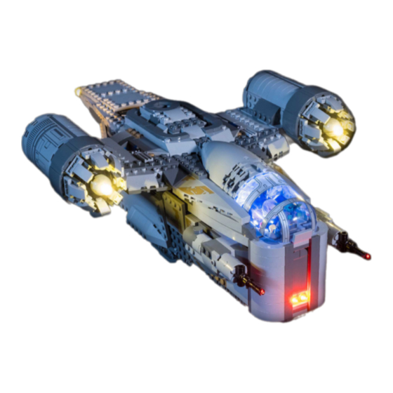 LIGHT MY BRICKS LEGO Star Wars The Razor Crest Einbauanleitung