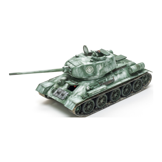Italeri WORLD of TANKS ROL OUT T34/85 Bedienungsanleitung