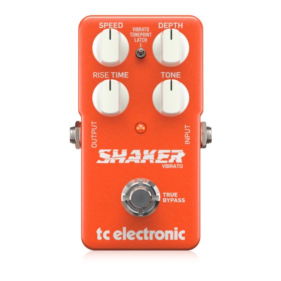 TC Electronic SHAKER VIBRATO Bedienungsanleitung