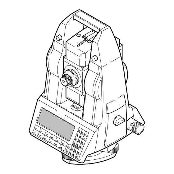 Leica TPS System 1000 Schnellstart