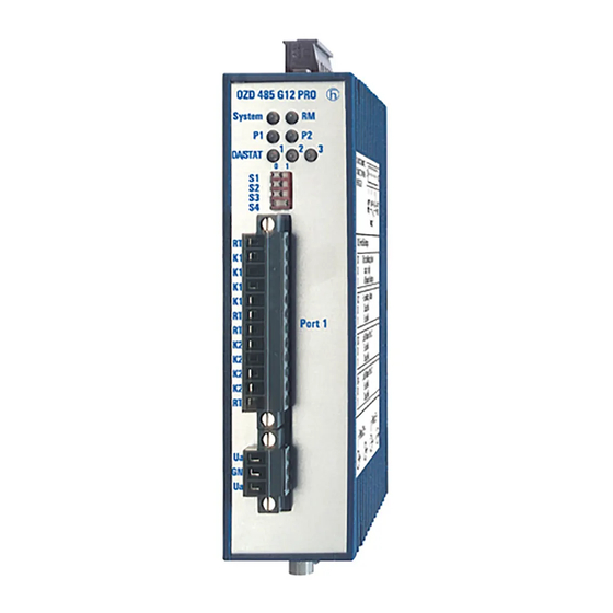 Hirschmann OZD 485 G12 Pro Inbetriebnahme