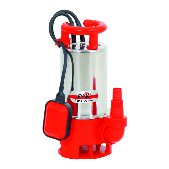 Grizzly TSP 1100 inox Originalbetriebsanleitung
