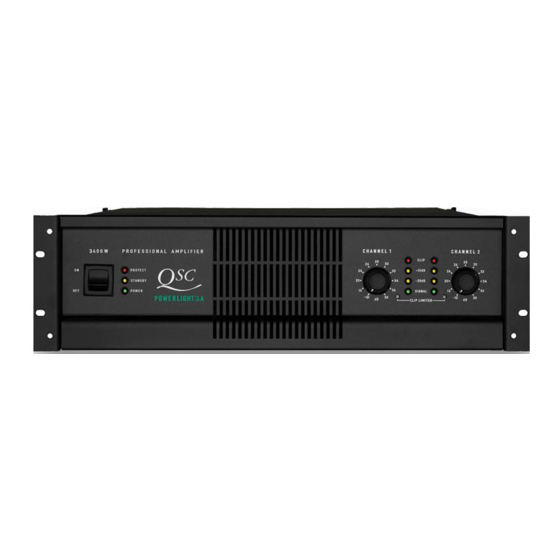 QSC Audio Powerlight Series Bedienhandbuch