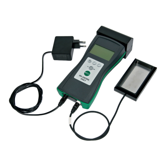 PITSID IPA CONTROL EXACT Bedienungsanleitung