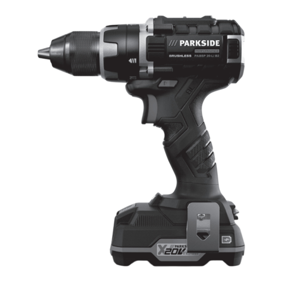 Parkside Performance PABSP 20-Li B2 Bedienungs- Und Sicherheitshinweise