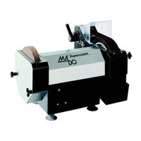 mado SUPERSCHLIFF MNS 630 Betriebsanleitung