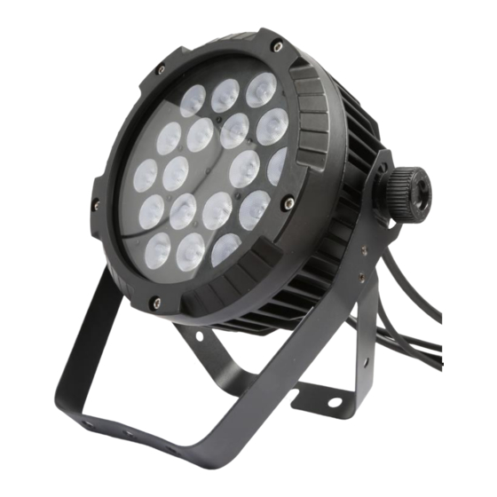 Beamz Pro BWA 418 Aluminium LED PAR Handbücher