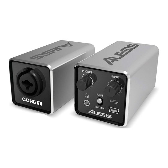 Alesis CORE 1 Benutzerhandbuch